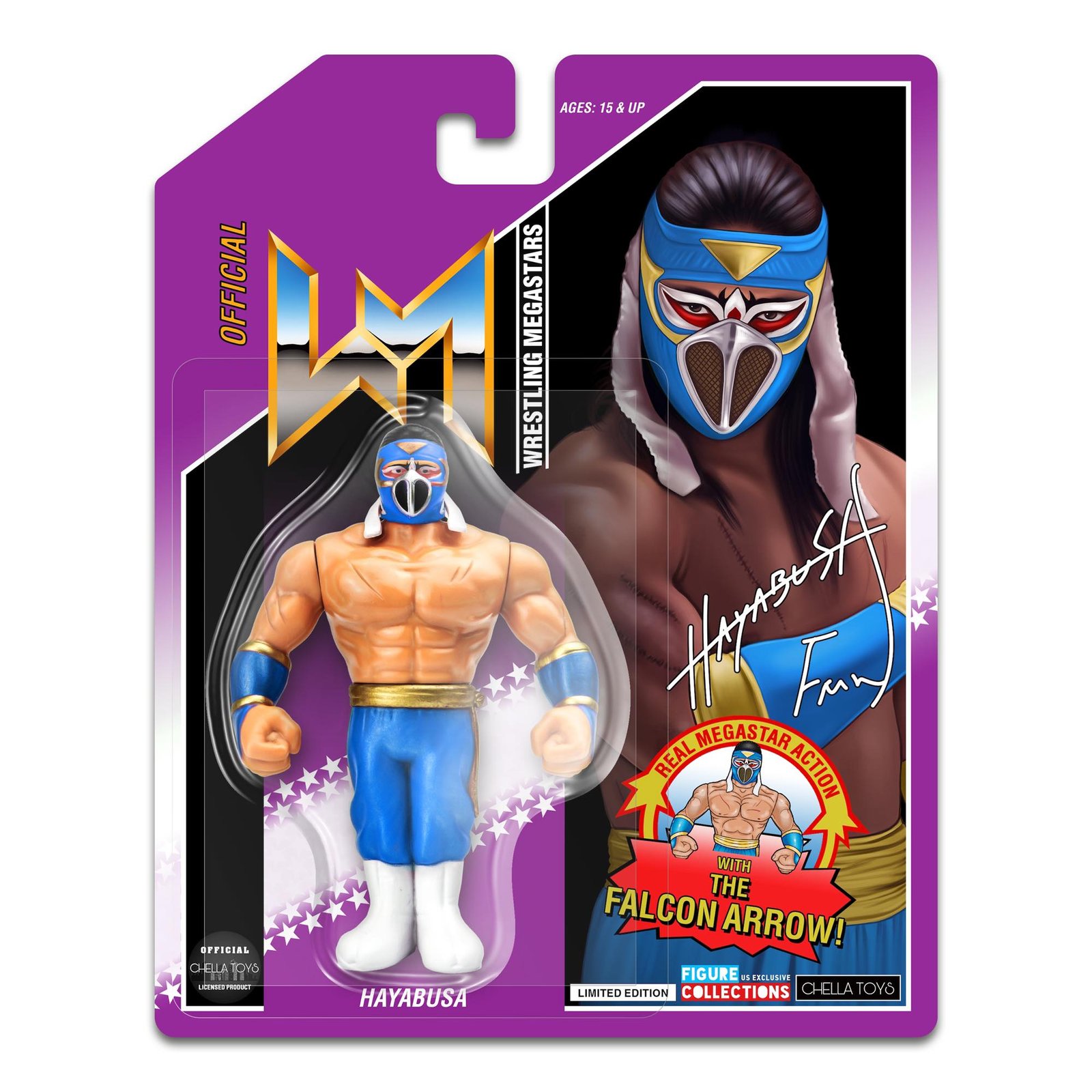 **IN STOCK** FC EXCLUSIVE HAYABUSA wrestling megastars VARIANT edition by  Chella Toys